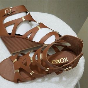 Brand New. Never Worn XOXO Wedge Sandals